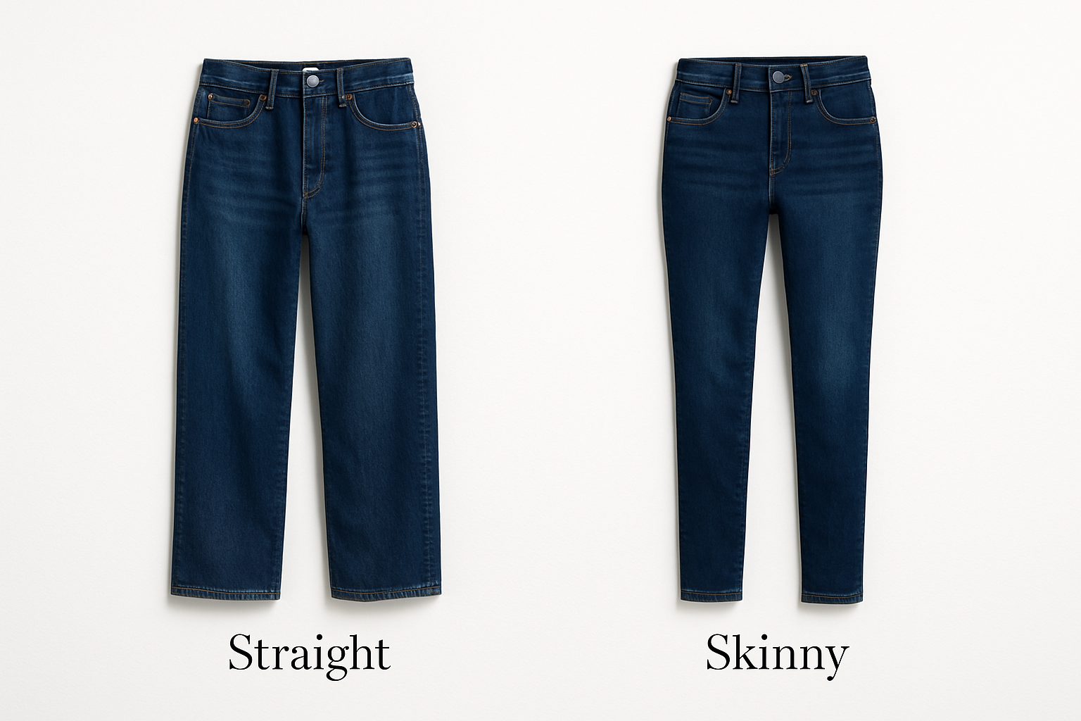 How to Choose Between Straight and Skinny Jeans for Your Body Type