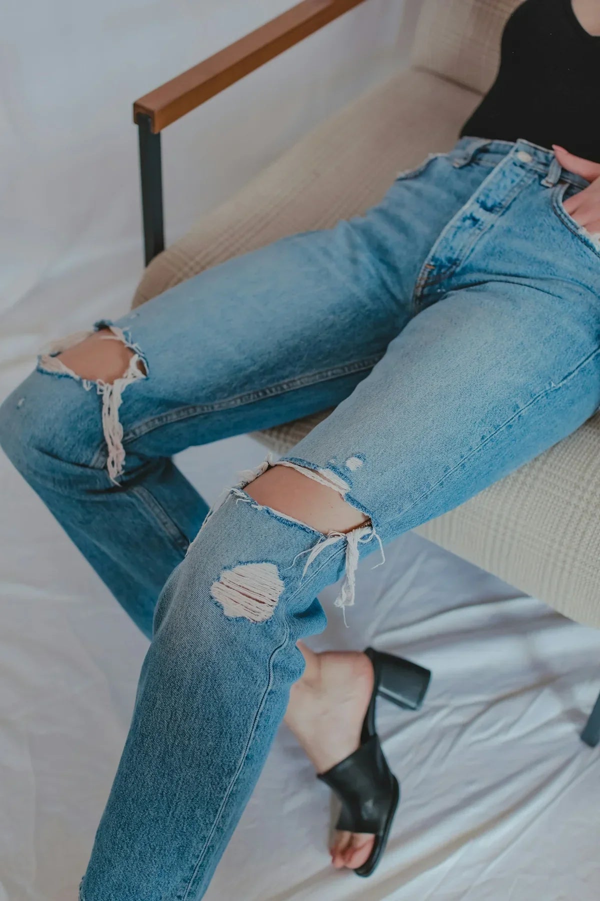 Distressed Denim Trends: How Women Are Rocking Street Style - THE AMERICAN BLUE