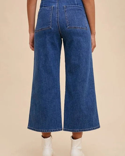 Annie Wear Button Fly High Waist Jeans - THE AMERICAN BLUE