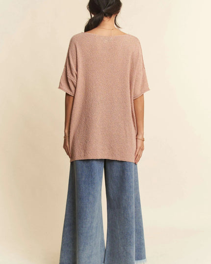 Davi & Dani Patch Pocket Wide Leg Culotte Jeans - THE AMERICAN BLUE