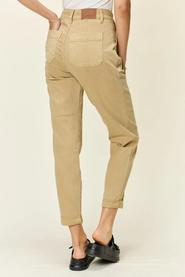Judy Blue Full Size High Waist Jogger Jeans - THE AMERICAN BLUE