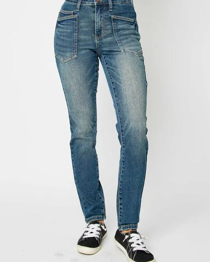Judy Blue Full Size High Waist Skinny Jeans - THE AMERICAN BLUE