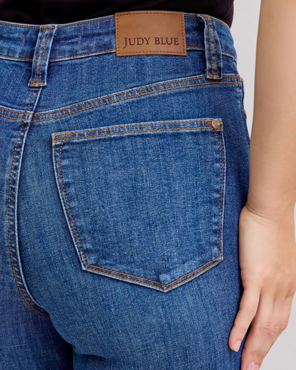 Judy Blue High Waist Tummy Control Straight Jeans - THE AMERICAN BLUE