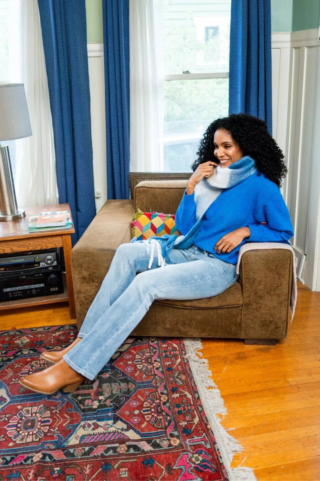 Judy Blue Mid Rise Thermal Bootcut Jeans - THE AMERICAN BLUE