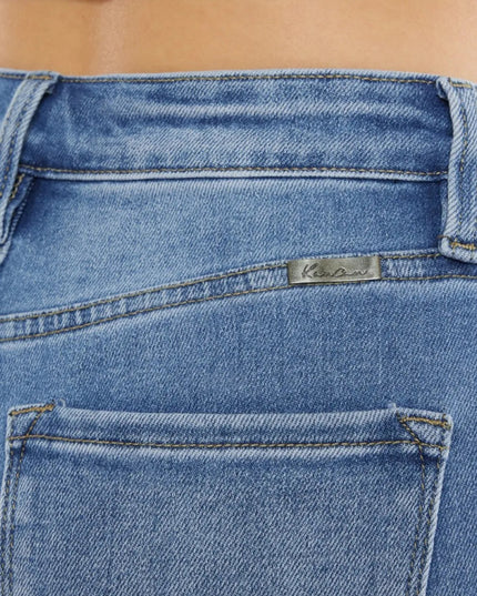 Kancan Full Size Cat's Whiskers High Waist Jeans - THE AMERICAN BLUE