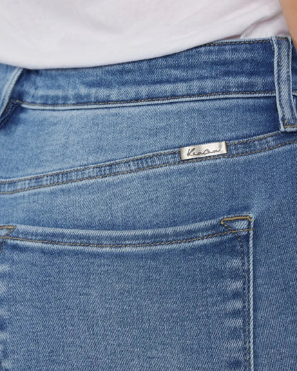 Kancan Full Size Cat's Whiskers High Waist Jeans - THE AMERICAN BLUE