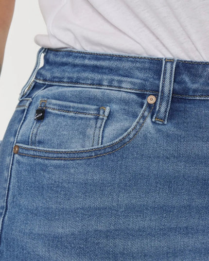 Kancan Full Size Cat's Whiskers High Waist Jeans - THE AMERICAN BLUE