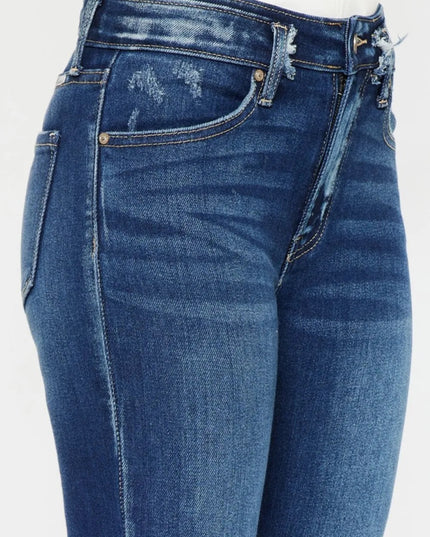 Kancan Full Size High Rise Ankle Skinny Jeans - THE AMERICAN BLUE