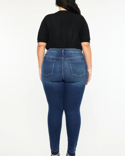 Kancan Full Size High Rise Ankle Skinny Jeans - THE AMERICAN BLUE