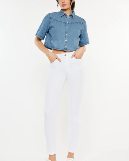 Kancan High Rise Ankle Skinny Jeans - THE AMERICAN BLUE