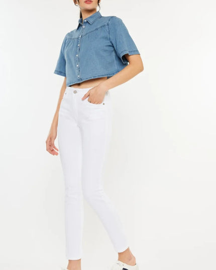 Kancan High Rise Ankle Skinny Jeans - THE AMERICAN BLUE