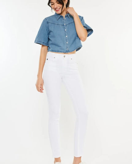 Kancan High Rise Ankle Skinny Jeans - THE AMERICAN BLUE