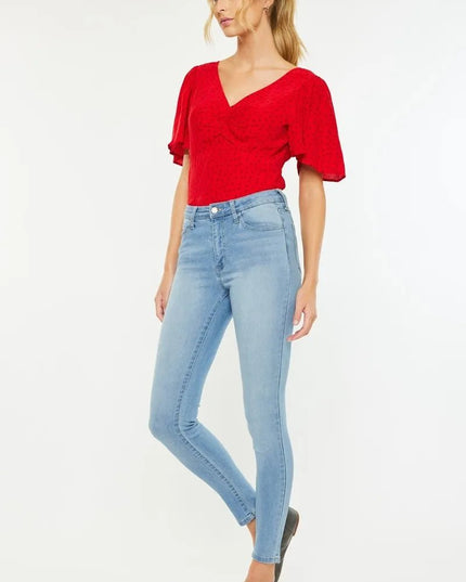 Kancan High Rise Super Skinny Jeans - THE AMERICAN BLUE