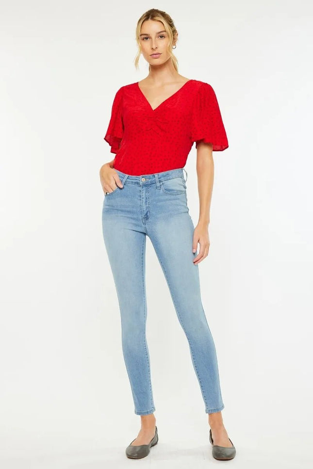 Kancan High Rise Super Skinny Jeans - THE AMERICAN BLUE
