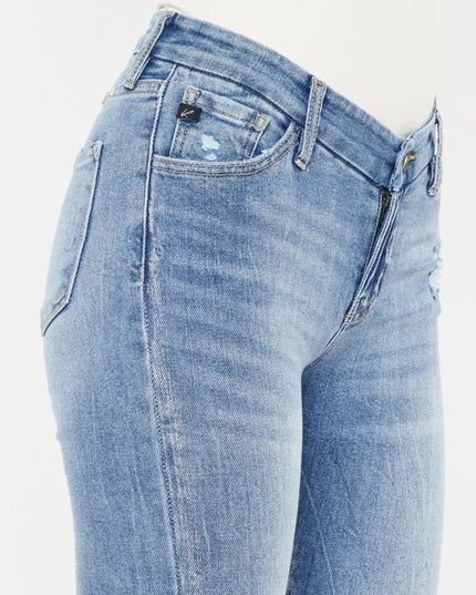Kancan High Waist Cat's Whiskers Skinny Jeans - THE AMERICAN BLUE