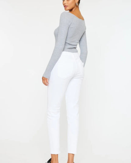 Kancan Mid Rise Ankle Skinny Jeans - THE AMERICAN BLUE