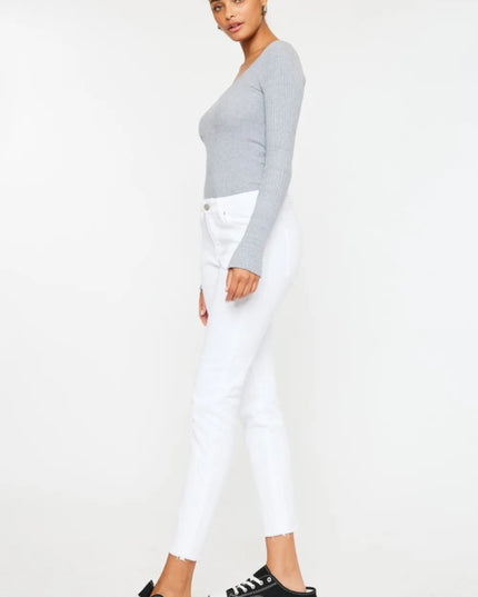 Kancan Mid Rise Ankle Skinny Jeans - THE AMERICAN BLUE
