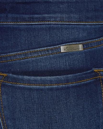 Kancan Mid Rise Gradient Skinny Jeans - THE AMERICAN BLUE
