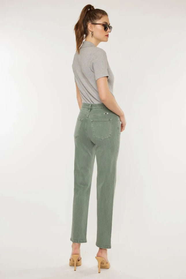 Kancan Ultra High Rise Straight Jeans - THE AMERICAN BLUE