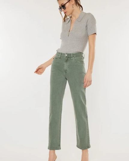 Kancan Ultra High Rise Straight Jeans - THE AMERICAN BLUE