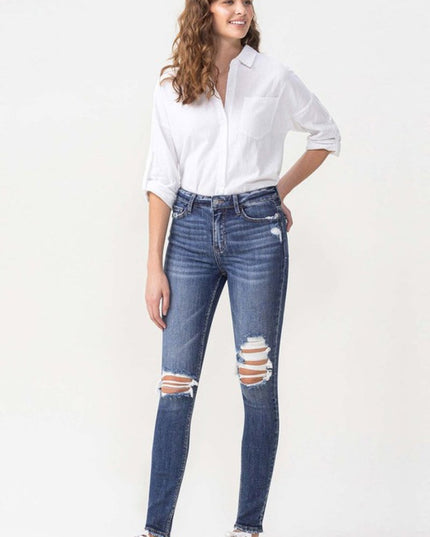 Lovervet Hayden Full Size High Rise Skinny - THE AMERICAN BLUE
