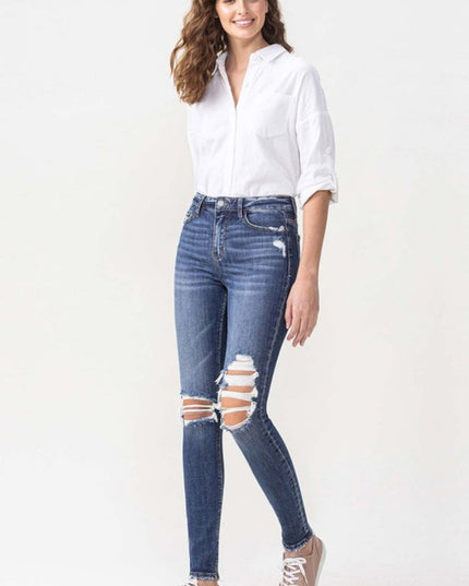 Lovervet Hayden Full Size High Rise Skinny - THE AMERICAN BLUE