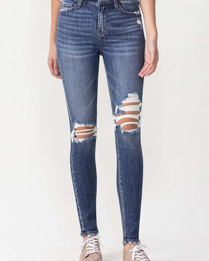 Lovervet Hayden Full Size High Rise Skinny - THE AMERICAN BLUE