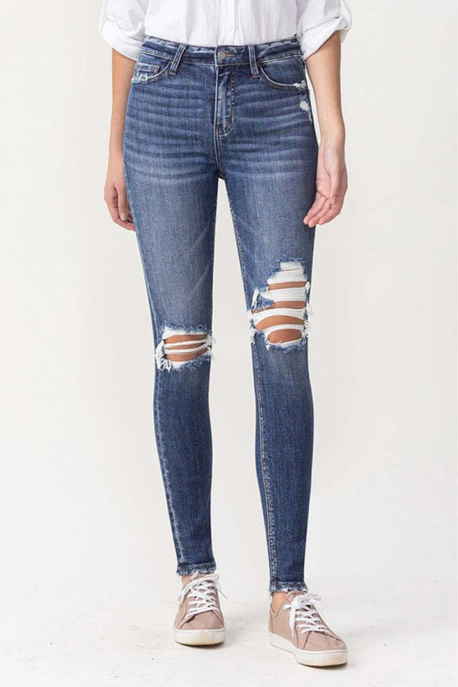 Lovervet Hayden Full Size High Rise Skinny - THE AMERICAN BLUE