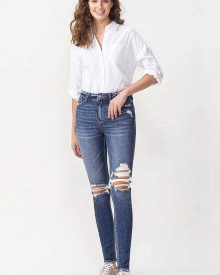 Lovervet Hayden Full Size High Rise Skinny - THE AMERICAN BLUE