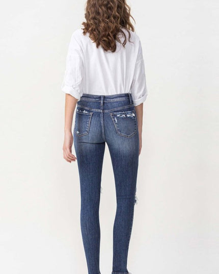 Lovervet Hayden Full Size High Rise Skinny - THE AMERICAN BLUE