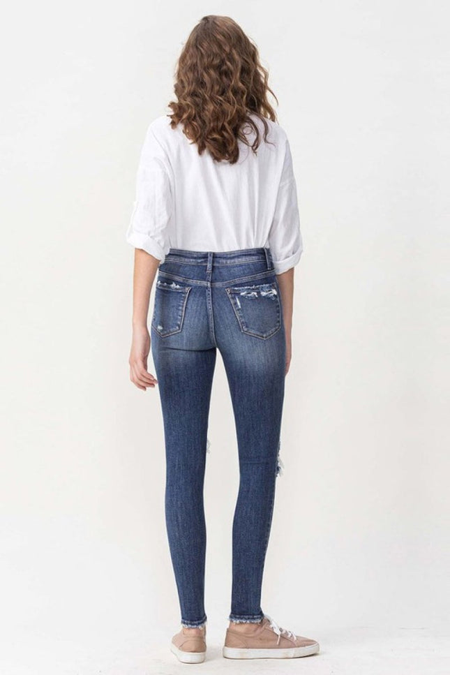 Lovervet Hayden Full Size High Rise Skinny - THE AMERICAN BLUE