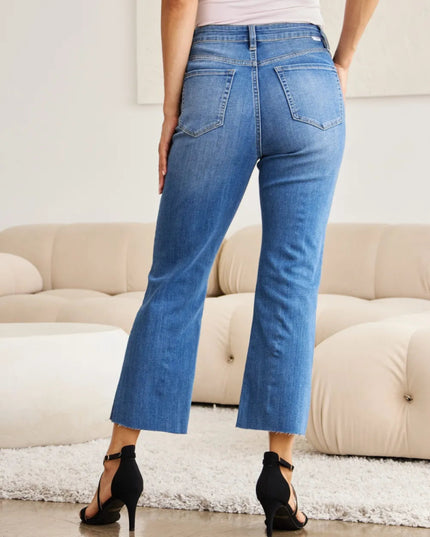 RFM Mini Mia Full Size Tummy Control High Waist Jeans - THE AMERICAN BLUE