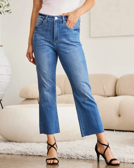 RFM Mini Mia Full Size Tummy Control High Waist Jeans - THE AMERICAN BLUE