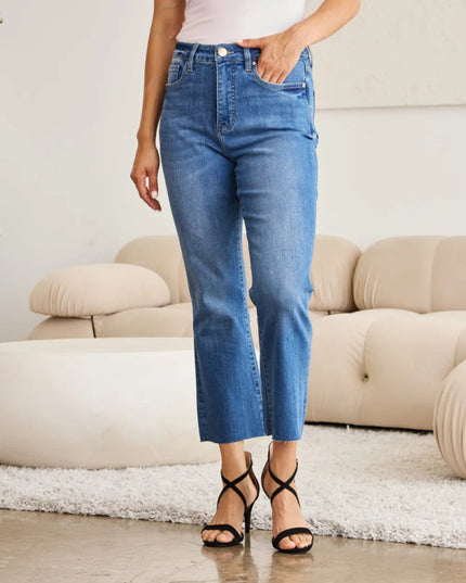RFM Mini Mia Full Size Tummy Control High Waist Jeans - THE AMERICAN BLUE