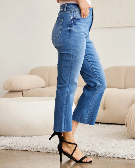 RFM Mini Mia Full Size Tummy Control High Waist Jeans - THE AMERICAN BLUE