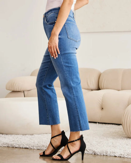 RFM Mini Mia Full Size Tummy Control High Waist Jeans - THE AMERICAN BLUE