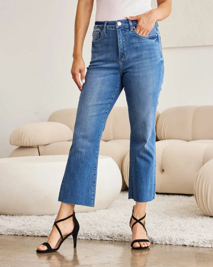 RFM Mini Mia Full Size Tummy Control High Waist Jeans - THE AMERICAN BLUE