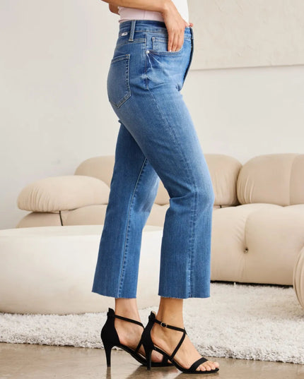 RFM Mini Mia Full Size Tummy Control High Waist Jeans - THE AMERICAN BLUE