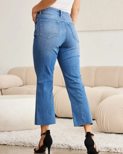 RFM Mini Mia Full Size Tummy Control High Waist Jeans - THE AMERICAN BLUE