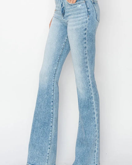 RISEN High Rise Bootcut Jeans - THE AMERICAN BLUE