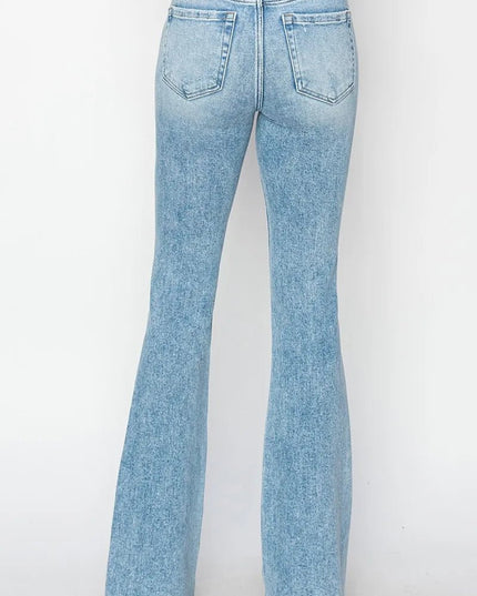 RISEN High Rise Bootcut Jeans - THE AMERICAN BLUE