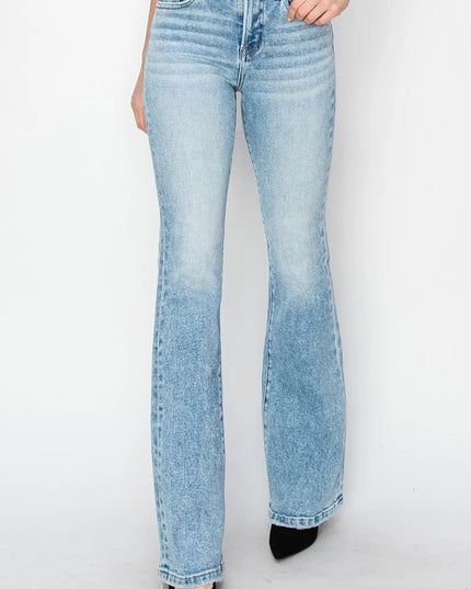 RISEN High Rise Bootcut Jeans - THE AMERICAN BLUE