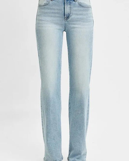 RISEN High Rise Wide Leg 90's Jeans - THE AMERICAN BLUE