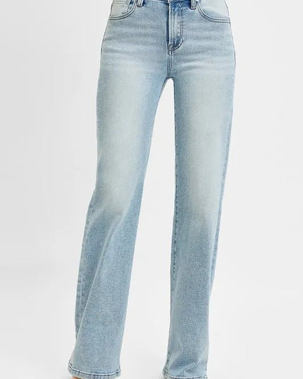 RISEN High Rise Wide Leg 90's Jeans - THE AMERICAN BLUE