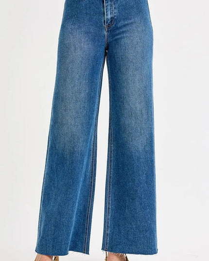 RISEN High - Waisted Wide Leg Jeans - THE AMERICAN BLUE