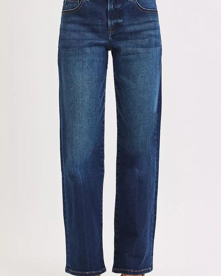 RISEN Mid Rise Wide-Leg Baggy Jeans - THE AMERICAN BLUE