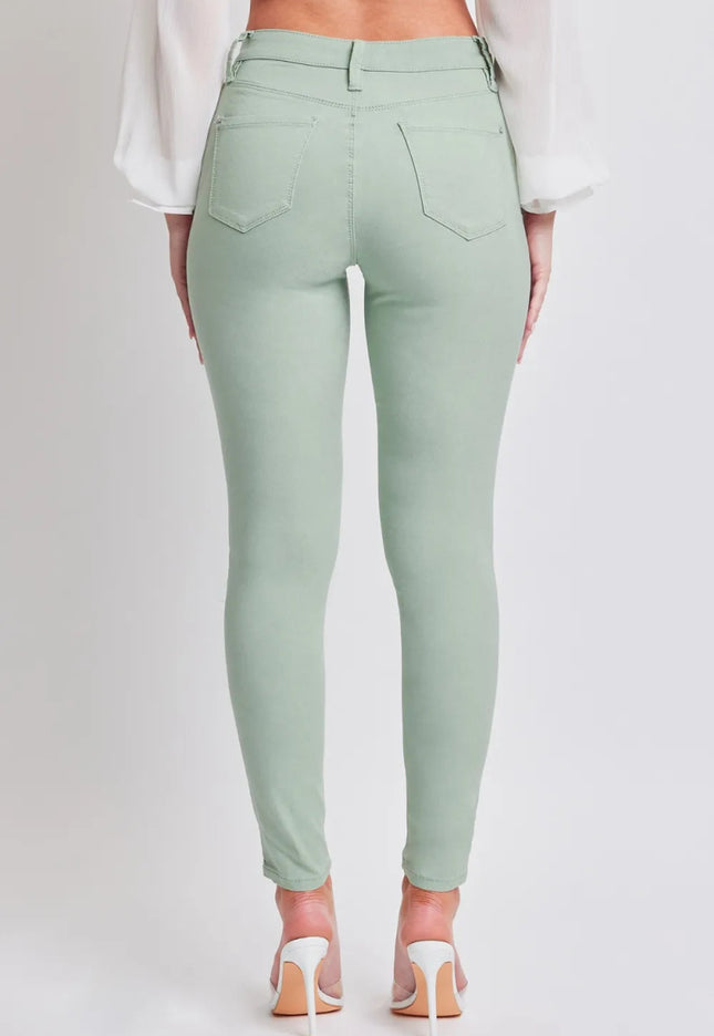 YMI Jeanswear Hyperstretch Mid - Rise Skinny Jeans - THE AMERICAN BLUE