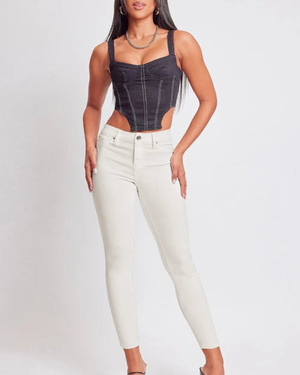 YMI Jeanswear Hyperstretch Mid - Rise Skinny Jeans - THE AMERICAN BLUE