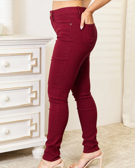 YMI Jeanswear Skinny Jeans with Pockets - THE AMERICAN BLUE